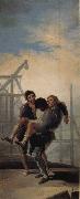 Wounded Mason Francisco Goya